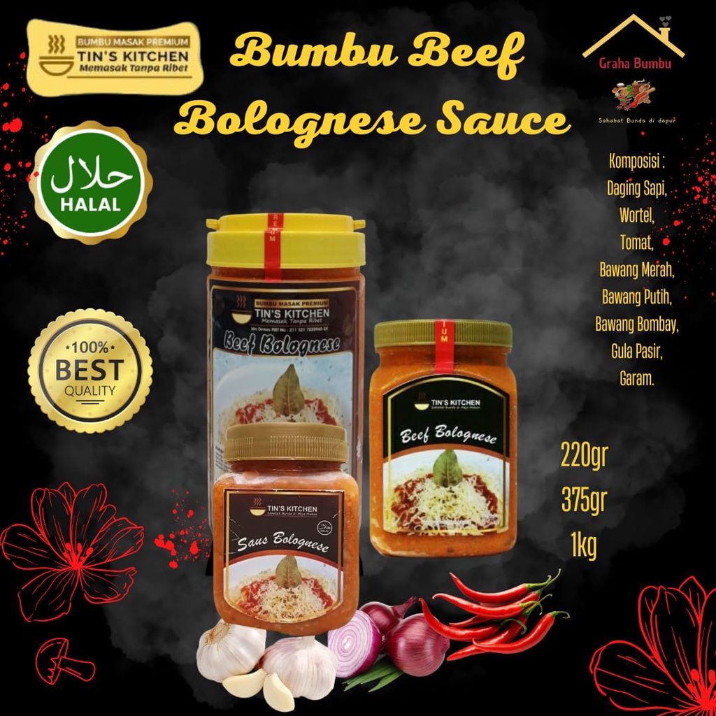 

Bumbu Beef Bolognese Sauce Tins Kitchen Instan Best Price