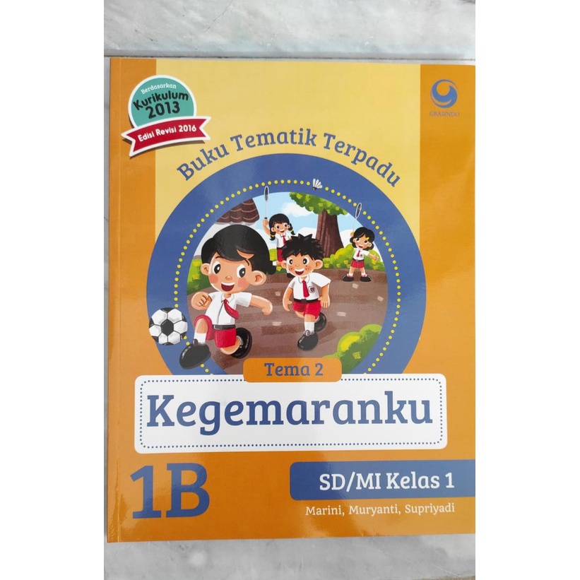Buku Tematik Kelas 1 Tema 2 : Kegemaranku