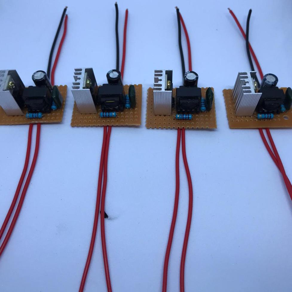 SPG.22De22a ▪ Joule Thief PCB + Hetsink untuk lampu 5-15w dan phill*ps 6watt