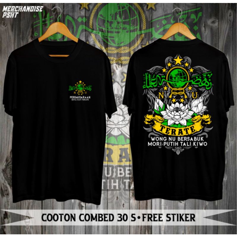 [HOT] KAOS PSHT TEMA NU KAOS HATI BERSINAR SH TERATE KATUN OBLONG PRIA WANITA DISTRO