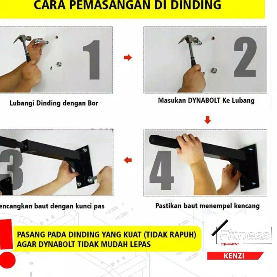 New Trending Pull Up bar di Rumah / Chin Up / Iron Gym Alat fitness Door chin up, Doorway Gymbar