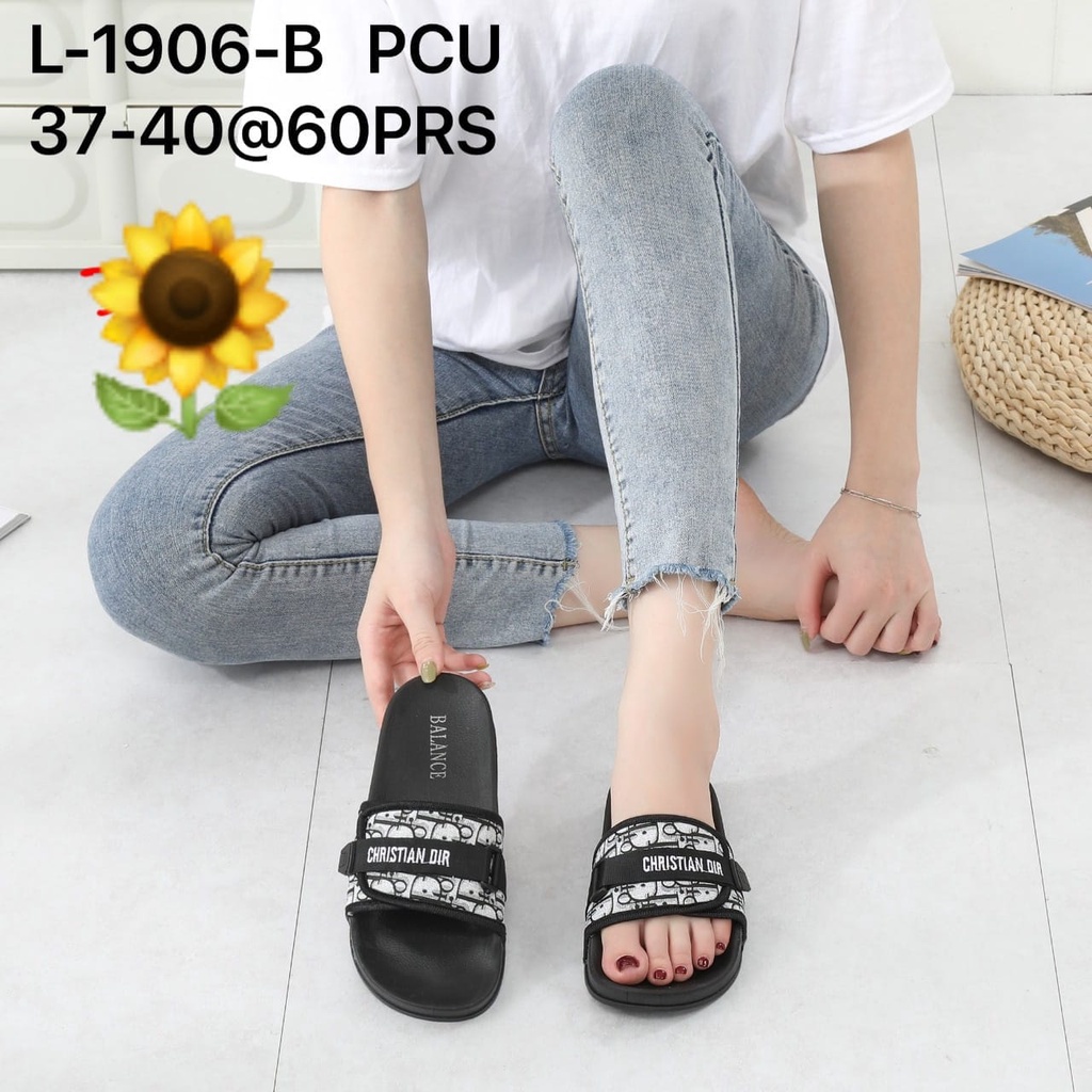 Sandal Karet Jelly Wedges Wanita Import Model Fashion KoreaTerbaru Original Kekinian by AGUNG STYLE Balance L-1906-B