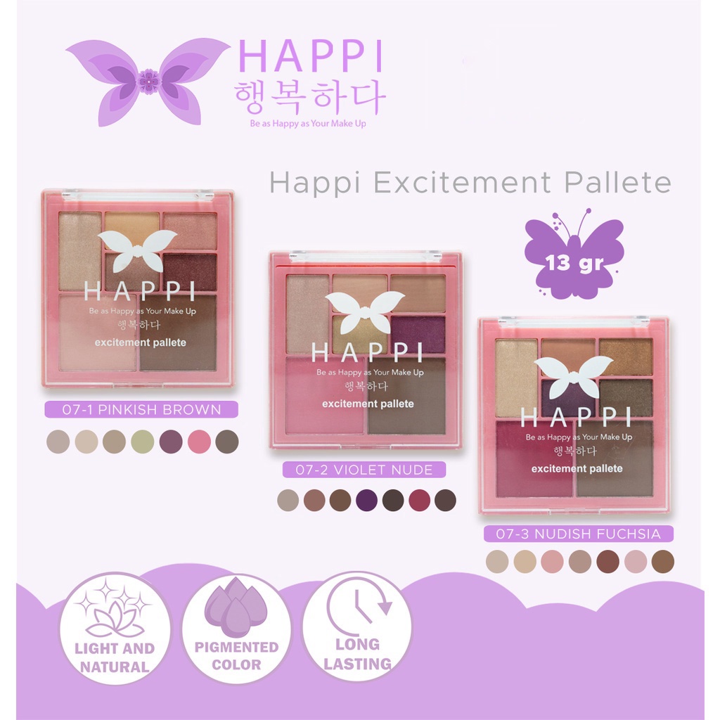 HAPPI Excitement Eyeshadow Pallete