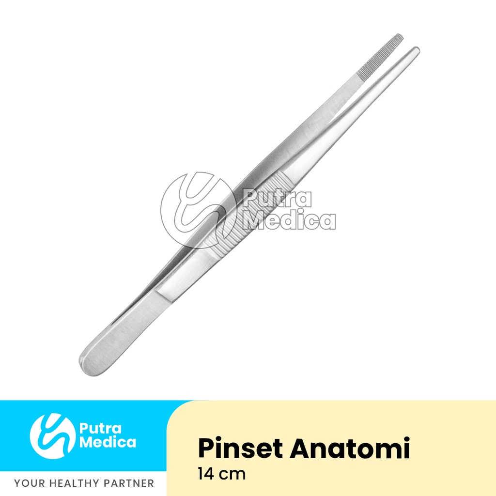 Sakamed Pinset Medis / Penjepit Jaringan / Dressing Tissue Forcep / Instrumen Instrument Operasi Bedah Stainless Steel