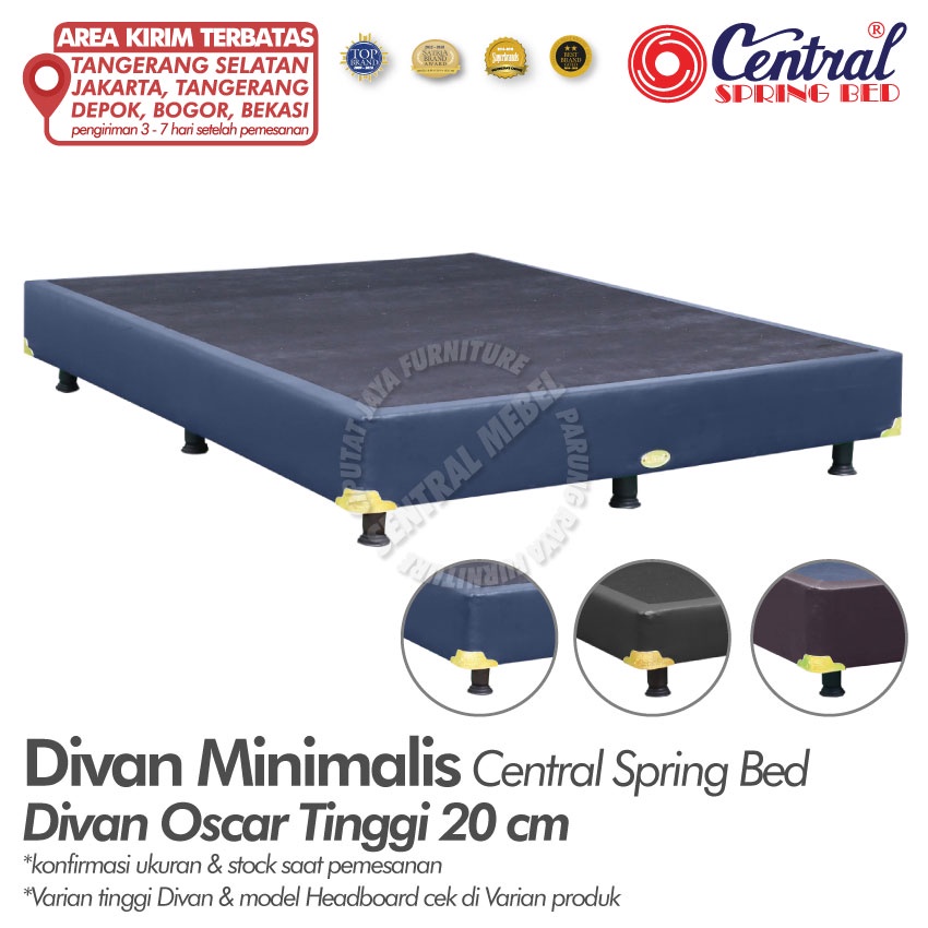 Jual Divan Tempat Tidur Central Springbed Dt Divan Sandaran