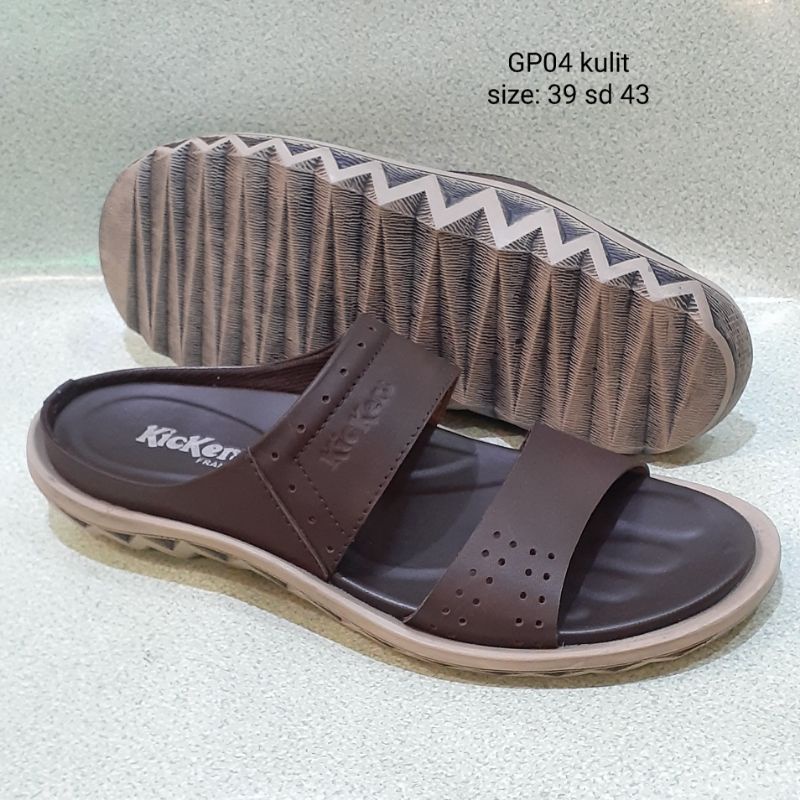 sandal kickers pria model terbaru GP04/sandal pria masa kini/sandal pria kekinian