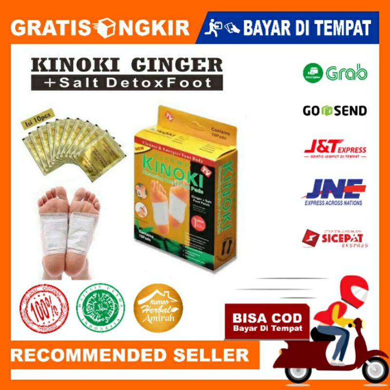 Kinoki Gold Original Penyerap Racun Dalam Tubuh 1 Box Isi 10 Sachet Bisa COD