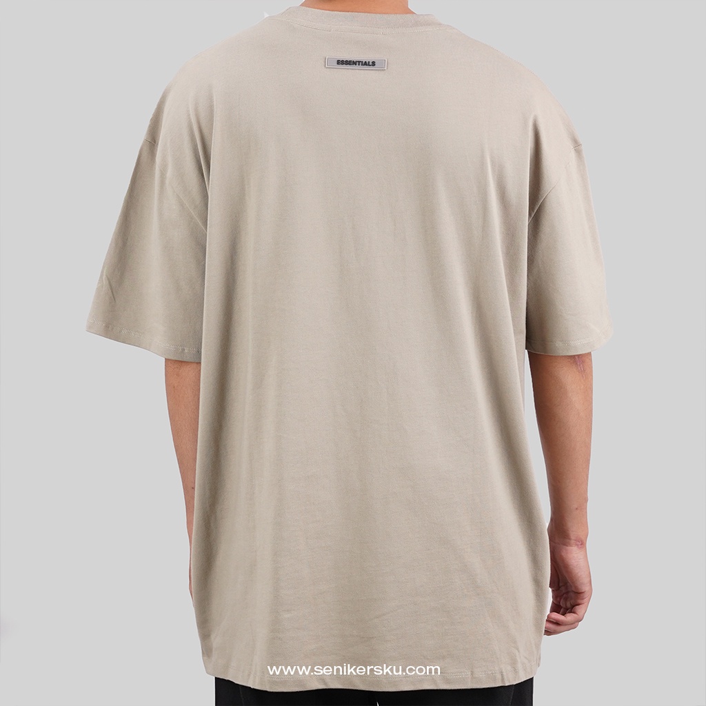 Essentials FOG Silicon Applique Olive Tee