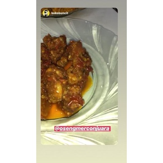 

ㅜ Oseng Mercon Juara OMJ (Ati ampela Ayam ) super pedas mampus 250gr ソ