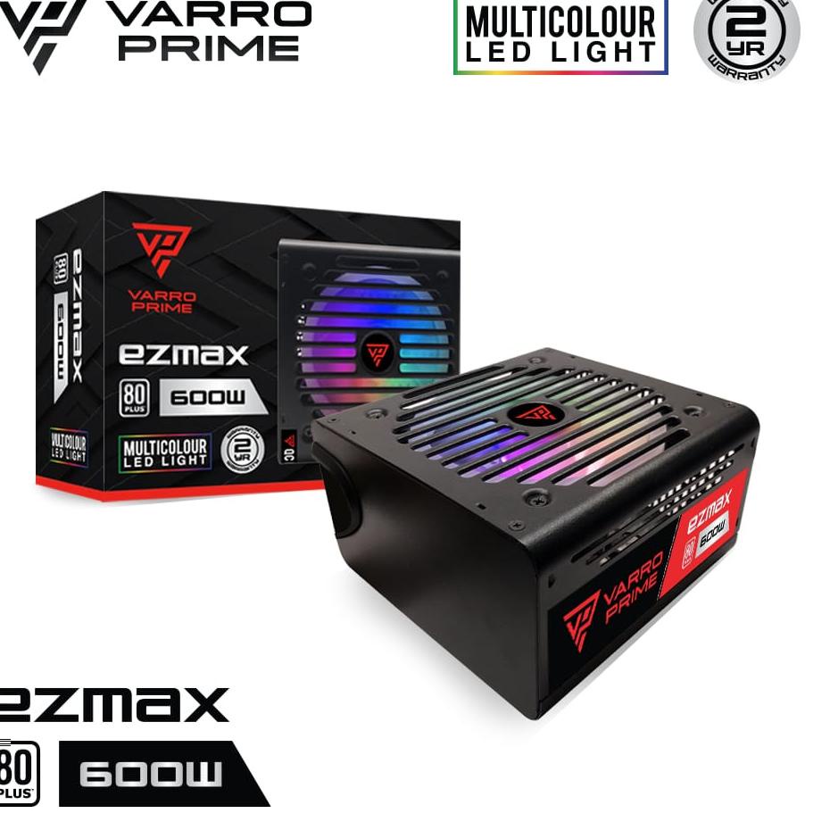 Garansi Kualitas PSU EZMAX 600W RGB 80+