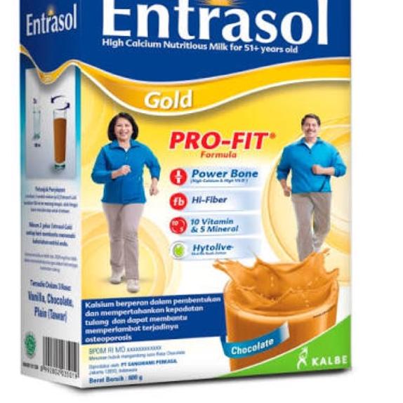 

SNT162 Entrasol Gold 600gr Coklat/Vanila |