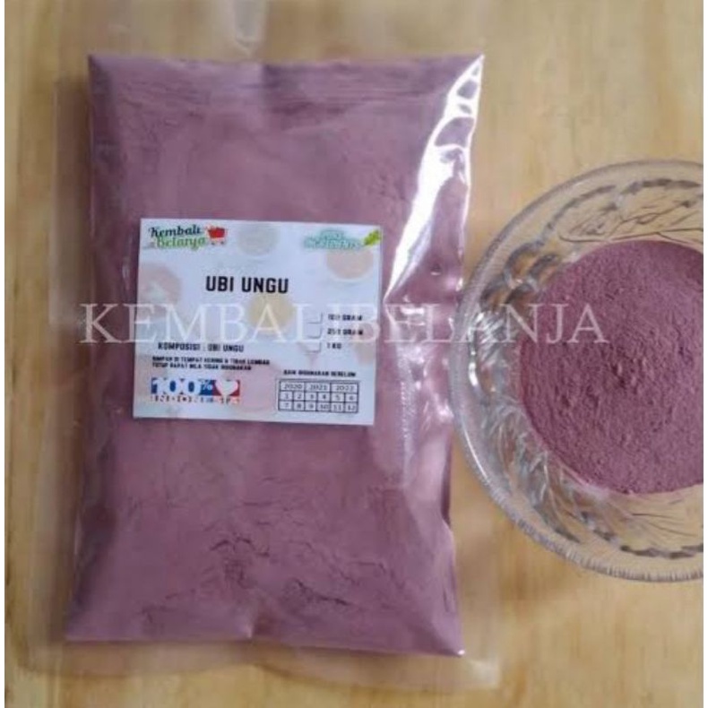 Tepung Ubi Ungu 100 Gram/ Tepung Ubi Jalar Ungu/ Tepung Telo