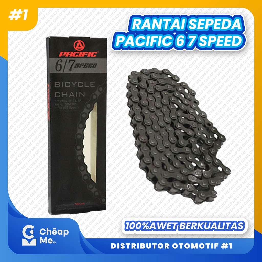 Rantai Sepeda Pacific 6 7 Speed PACIFIC / Rante Pacific 6 7 Speed Universal / Rante Sepeda Pacific