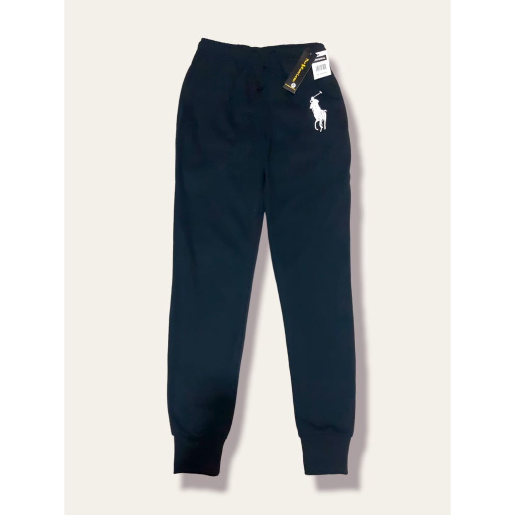 CELANA JOGGER P0*L*0 PRIA ORIGINAL/ CELANA PANJANG P0*L*0 PPRIA BAHAN KATUN BABY TERRY - IMPORT