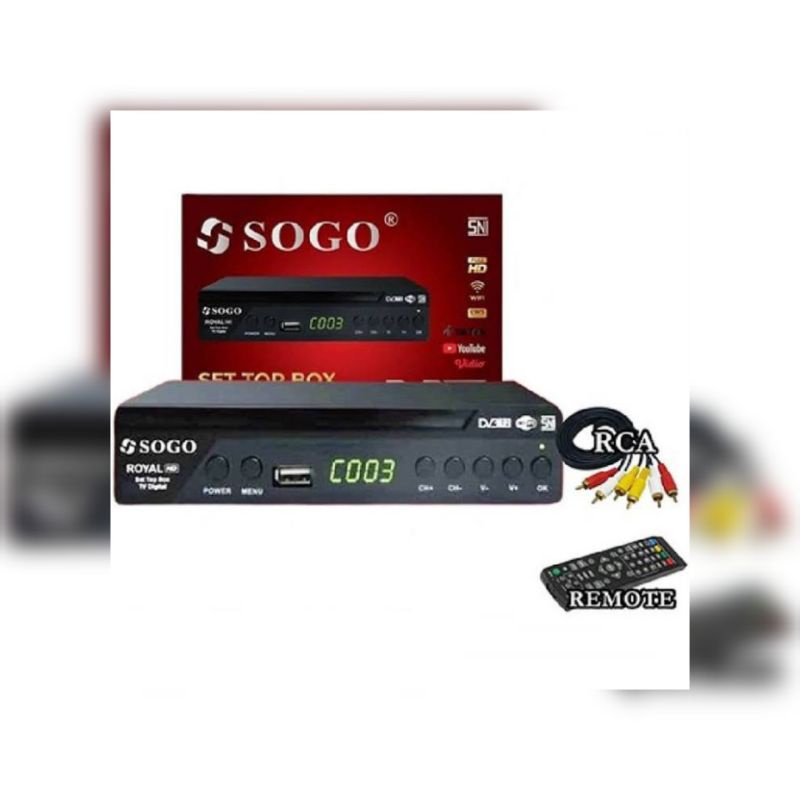 STB DVB T2 TV DIGITAL ROYAL SET TOP BOX SOGO