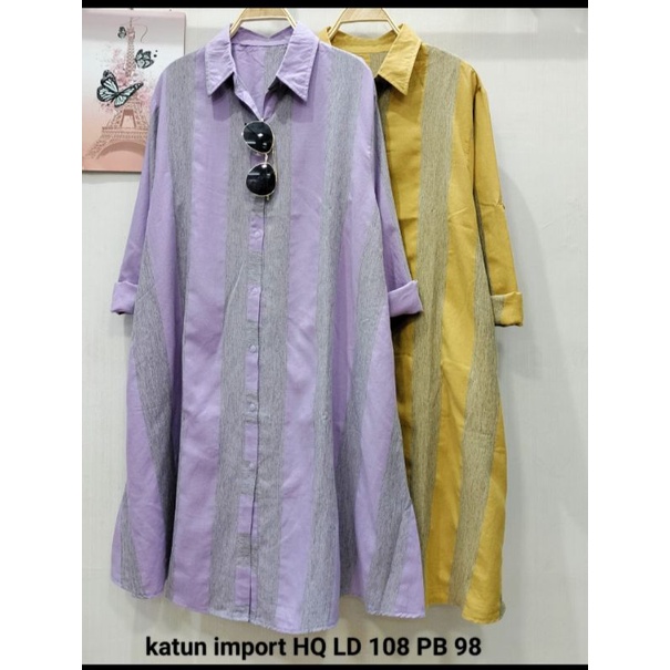 Tunik salur katun import HQ/fashion wanita modern