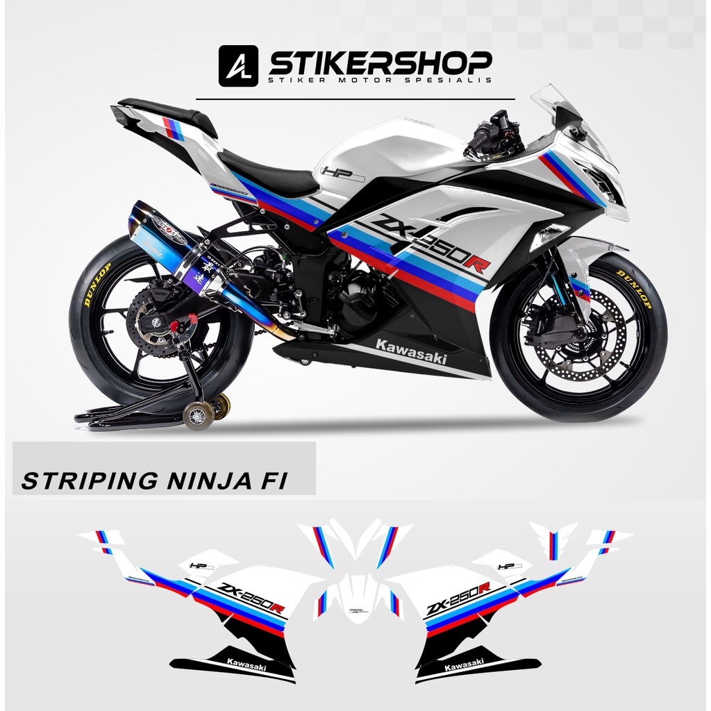 STRIPING SEMI FULL NINJA FI LIVERY BMW / STIKER NINJA FI / LIVERY BMW / SEMI FULL / STIKER / STICKER