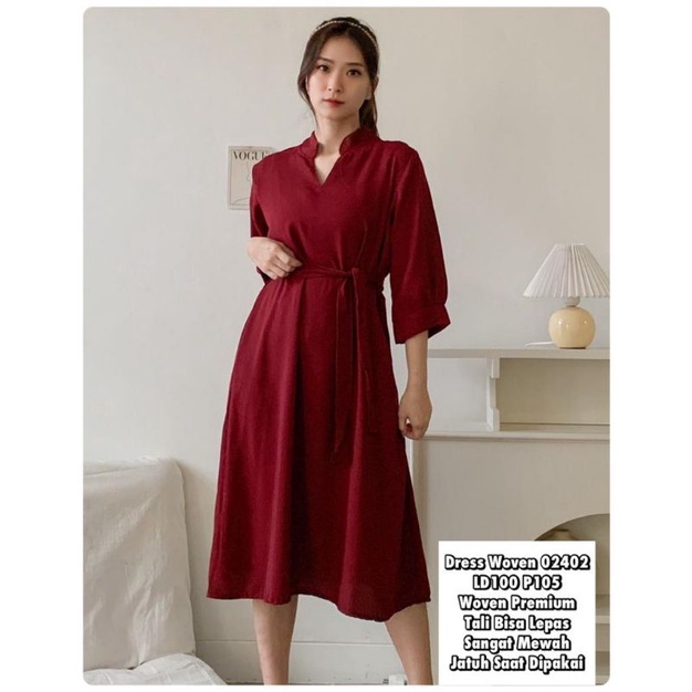 BEFAST - ZSO Dress RORA Wolfis / DRESS LUSIA / Maxy Dress Keluaran Terbaru / Pakaian Wanita Kondangan/Pesta / Dress Lengan Panjang Polos Formal / Fashion Kekinian Wanita Remaja Modis / Dress Wanita Kekinian Trendy