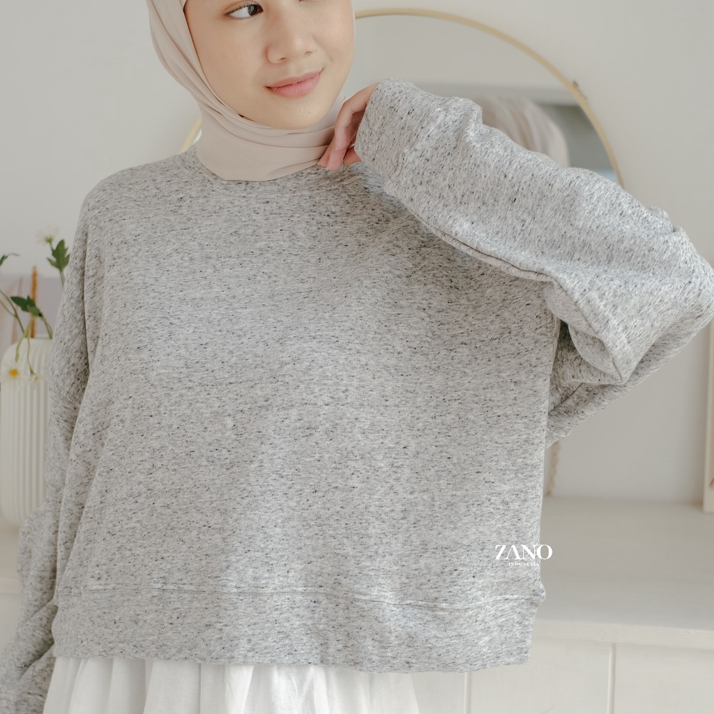 ZANO BASICS Sweater Crop Bianca