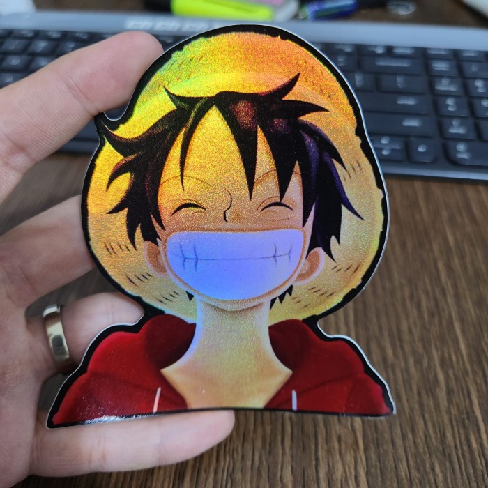 

Sticker Hologram Anime Besar - PSH1190 - One Piece - Luffy