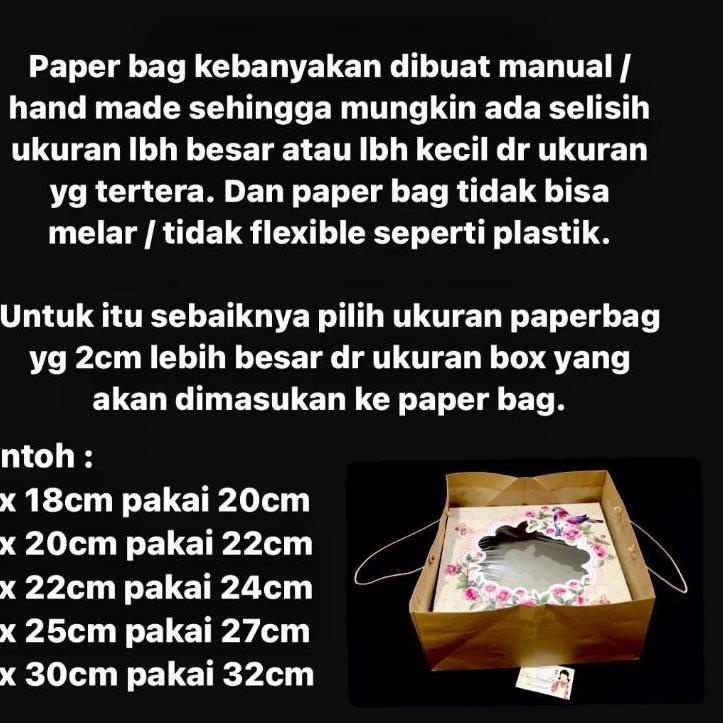 

☻☻► Paper Bag Ekonomis Uk 22x22x15cm Dijual per lusin