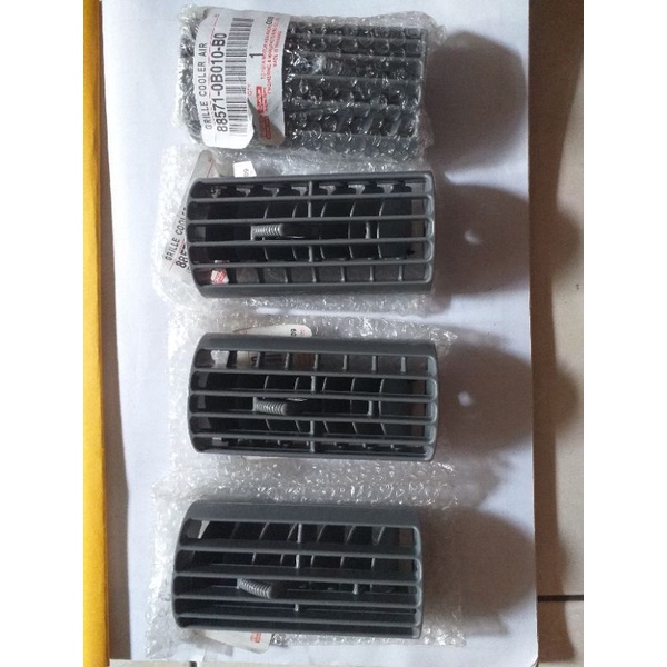 kisi ac blower atas kijang capsul WARNA ABU - ABU SET 4PC anggin -anggin  kisi ac blower kijang caps