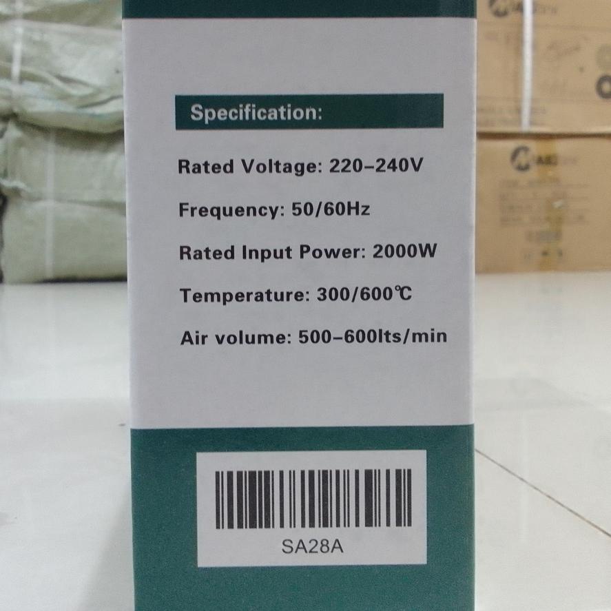 New Stock Mailtank Hot Gun / Hot Air Gun / Heat Gun Hijau / Pemanas Skotlet / HotGun Pistol Pemanas