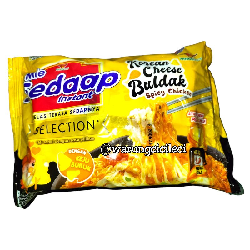 

MIE SEDAAP RASA KOREAN CHEESE BULDAK SPICY CHICKEN 86g