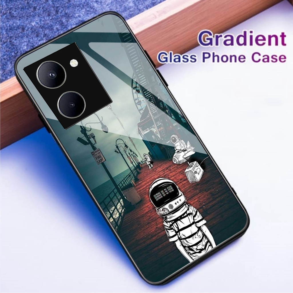 (Q13) Softcase Realme C33 - Softcase Kaca Realme C33 - Case Aesthetic Realme C33 - Case keren Realme