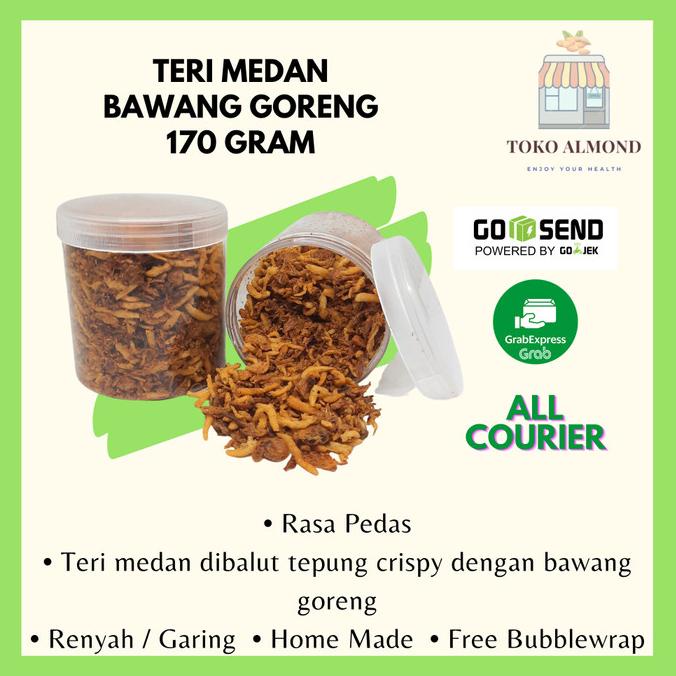 

Teri Medan Bawang Goreng 170gr