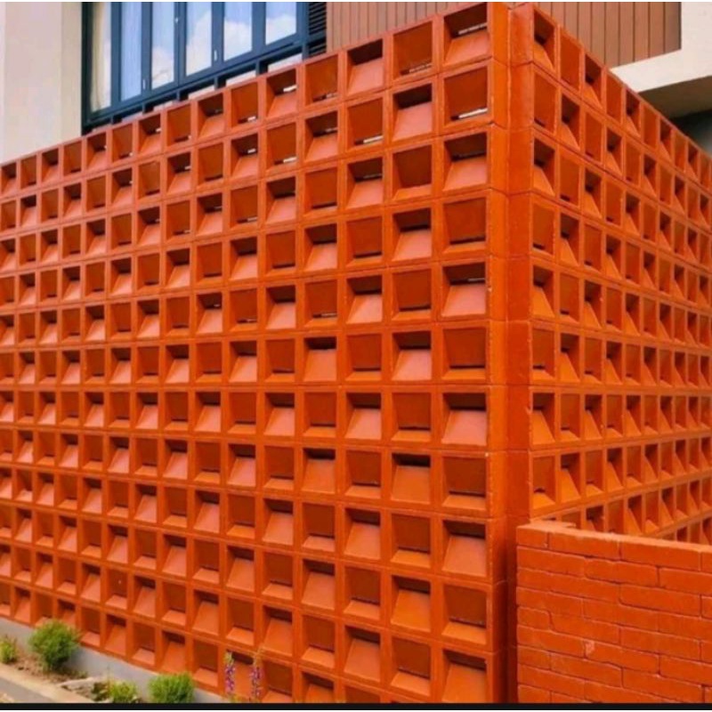 ROSTER/MINIMALIS/DEKORASI/RIMAH/PAHAR/TAMAN/ANTI/TAMPIAS/WARNA/MERAH/NATURAL/SEMEN/SEKAT/PAGAR/SEKAT