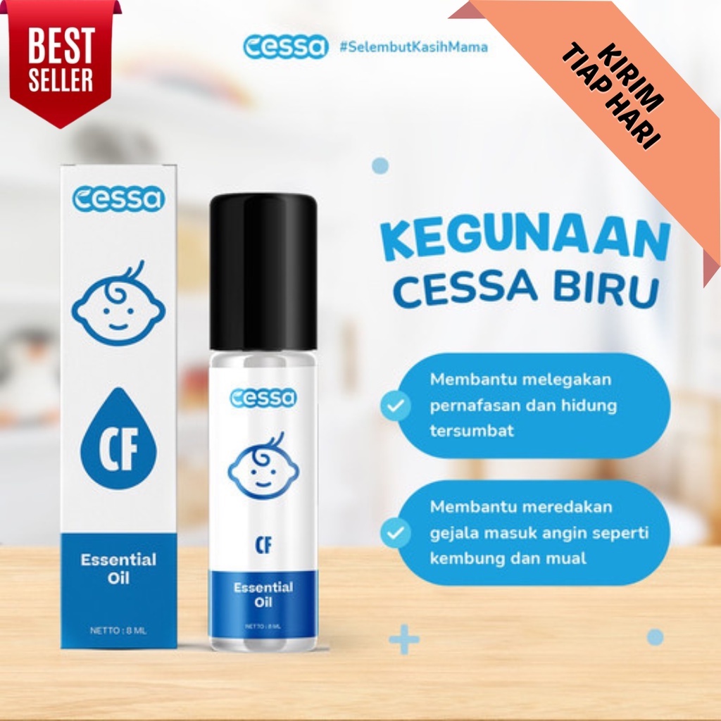 Cessa Essential Oil Cough &amp; Flu Obat Batuk Pilek Flu Bayi Anak