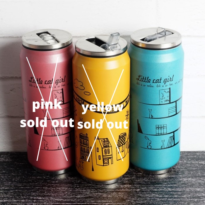 

NEW KOREAN STYLE TUMBLER TERMOS PARIS COLOUR