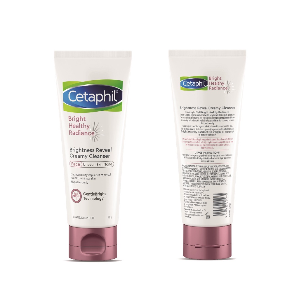 Cetaphil Bright Healthy Radiance Reveal Creamy Cleanser 100g