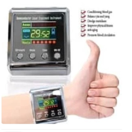 JAM TANGAN TERAPI LASER KESEHATAN 7 TITIK UNTUK DIABETES