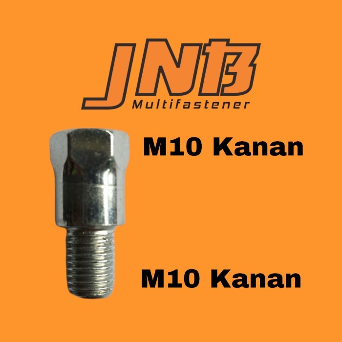 BAUT PENINGGI SAMBUNGAN SPION M8 ( 12 ) DRAT KANAN - KANAN EXTENSION KUNCI 12