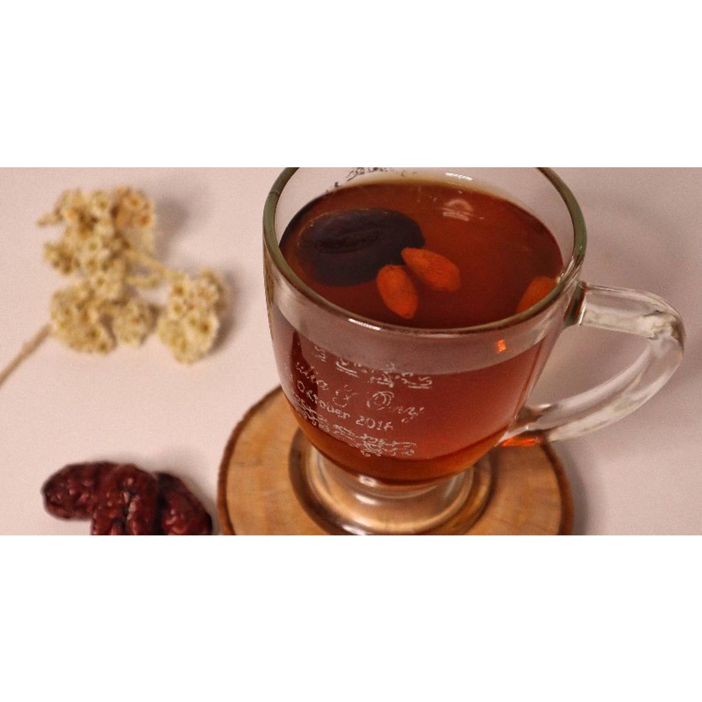 Ang Cho (50 Gram)/ Angco / Buah Jujube / Ziziphus jujuba / Kurma Merah / Kurma Cina / (红枣) hóng zǎo