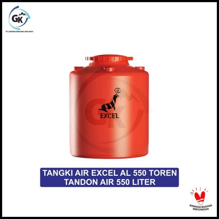 Tangki Air Excel Al 550 Toren Tandon Air 550 Liter