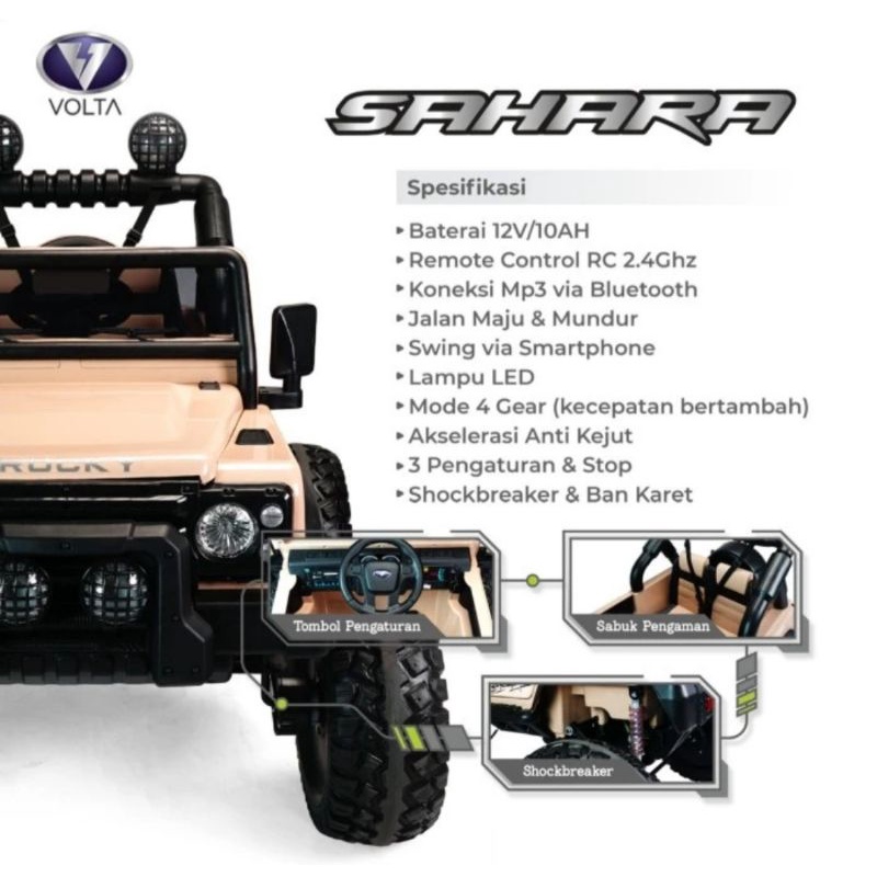 mobil aki sahara monster 4x4