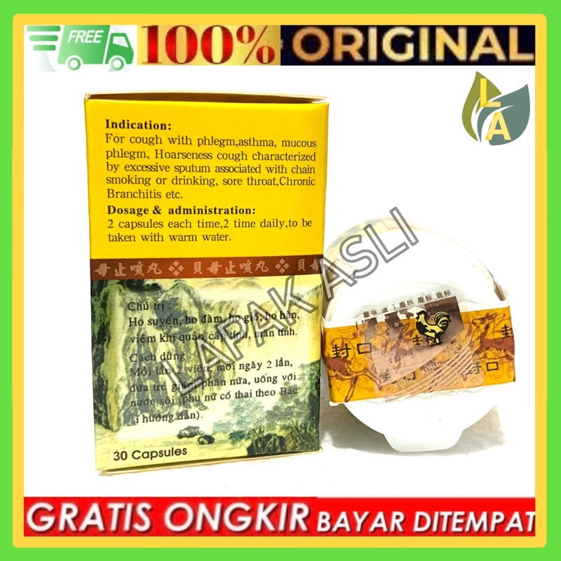 Margaritae cough capsules - obat batuk asma - batuk sesak - batuk bronkitis