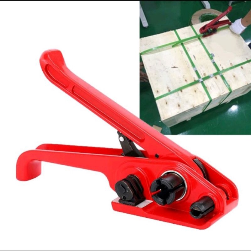 Poly strapping tensioner &amp; cutter manual banding tool