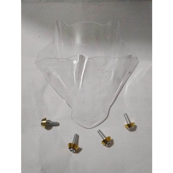 Visor Mx Batman Kaca Depan Jupiter Mx New Mx Old Bening Transparan Model Batman Plus Baud Monel