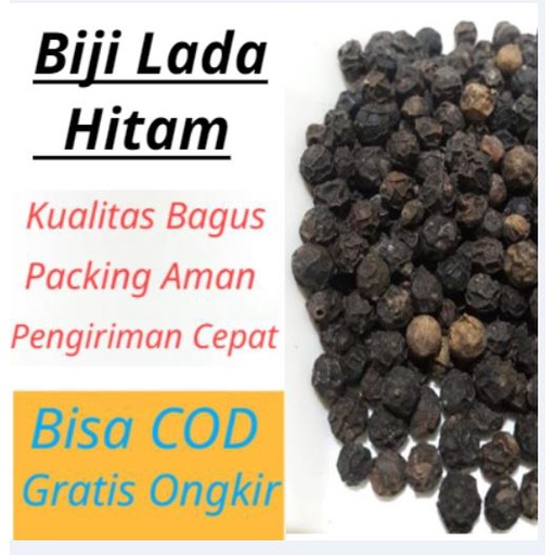 

Biji Lada Hitam Kualitas Premium Isi 100 Gram / Whole Black Pepper / Rempah / Bumbu Dapur / Herbal