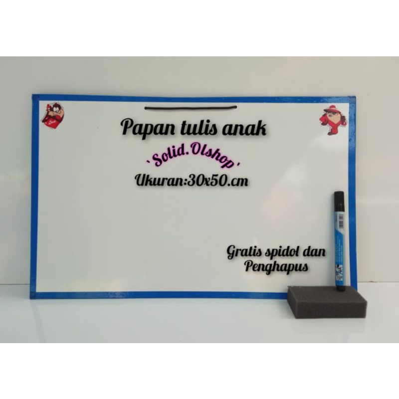 

Papan tulis Anak Katakter/Alat tulis Gratis spidol dan penghapus