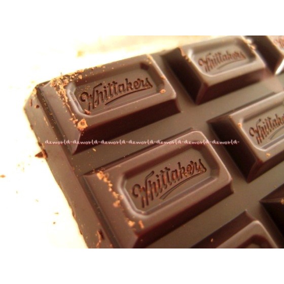 Whittaker's Dark Ghana 200gr Coklat Whittakers Witakers Import Made ini New Zealand 72% Cocoa 200gr Cokelat Hitam Kokoa