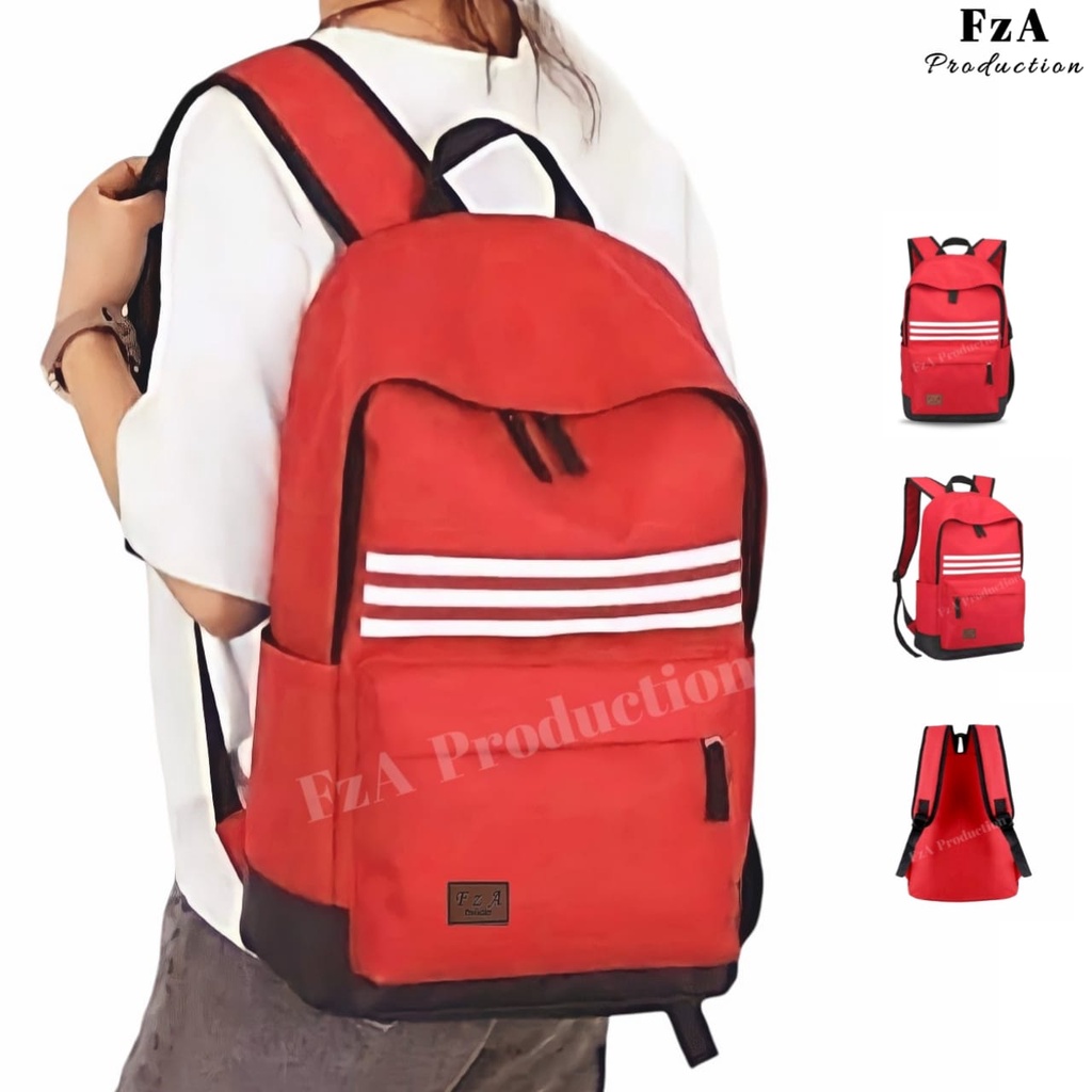 Big Promo..Tas Ransel Punggung Distro Casual Pria Wanita / Tas Ransel Laptop Sekolah Kuliah Bacpack Distro Original - FzA