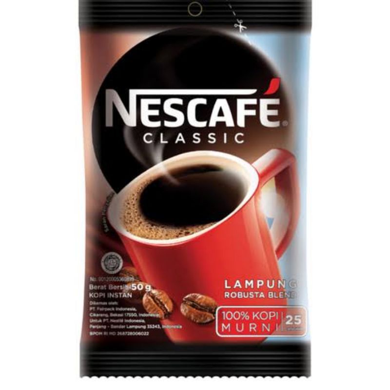 

NESCAFE CLASIC KOPI HITAM NESCAFE 50 GRAM KOPI NESCAFE CLASSIC