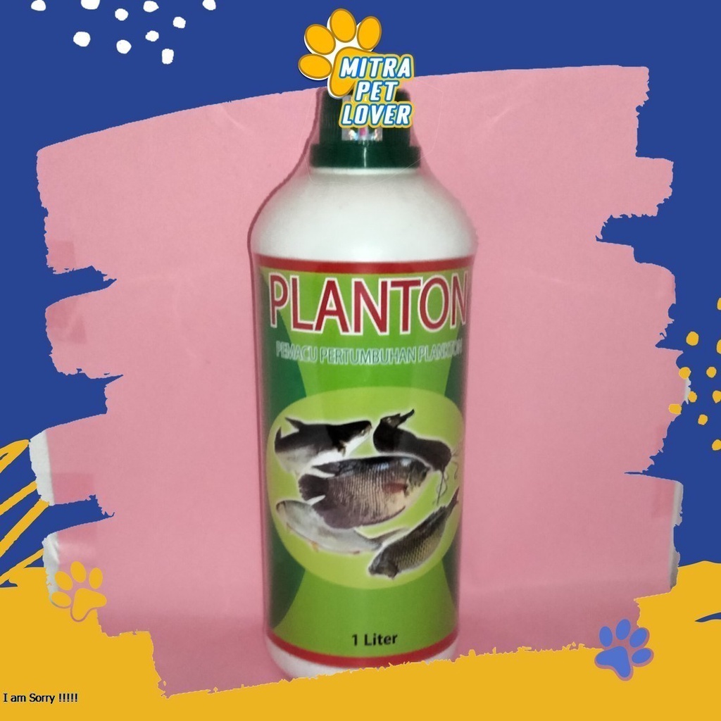 OBAT PERTUMBUHAN PLANKTON - PLANTON 1LITER ORIGINAL - BAHAN AKTIF PEMACU TUMBUHNYA PLANKTON ALGA IKAN UDANG CEPAT PANEN - MURAH ASLI - PET ANIMAL FISH SHRIMP - VETERINARY TAMASINDO OBAT KESEHATAN &amp; VITAMIN TERNAK HEWAN BINATANG PELIHARAAN MITRAPETLOVER
