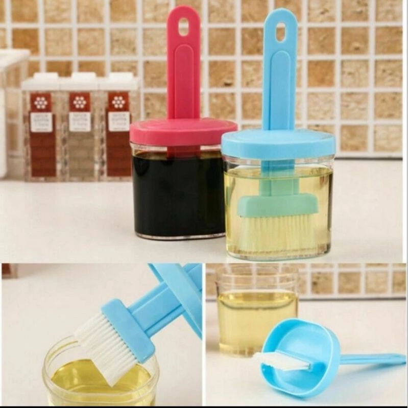 KUAS + BOTOL OLES MINYAK KECAP SAOS