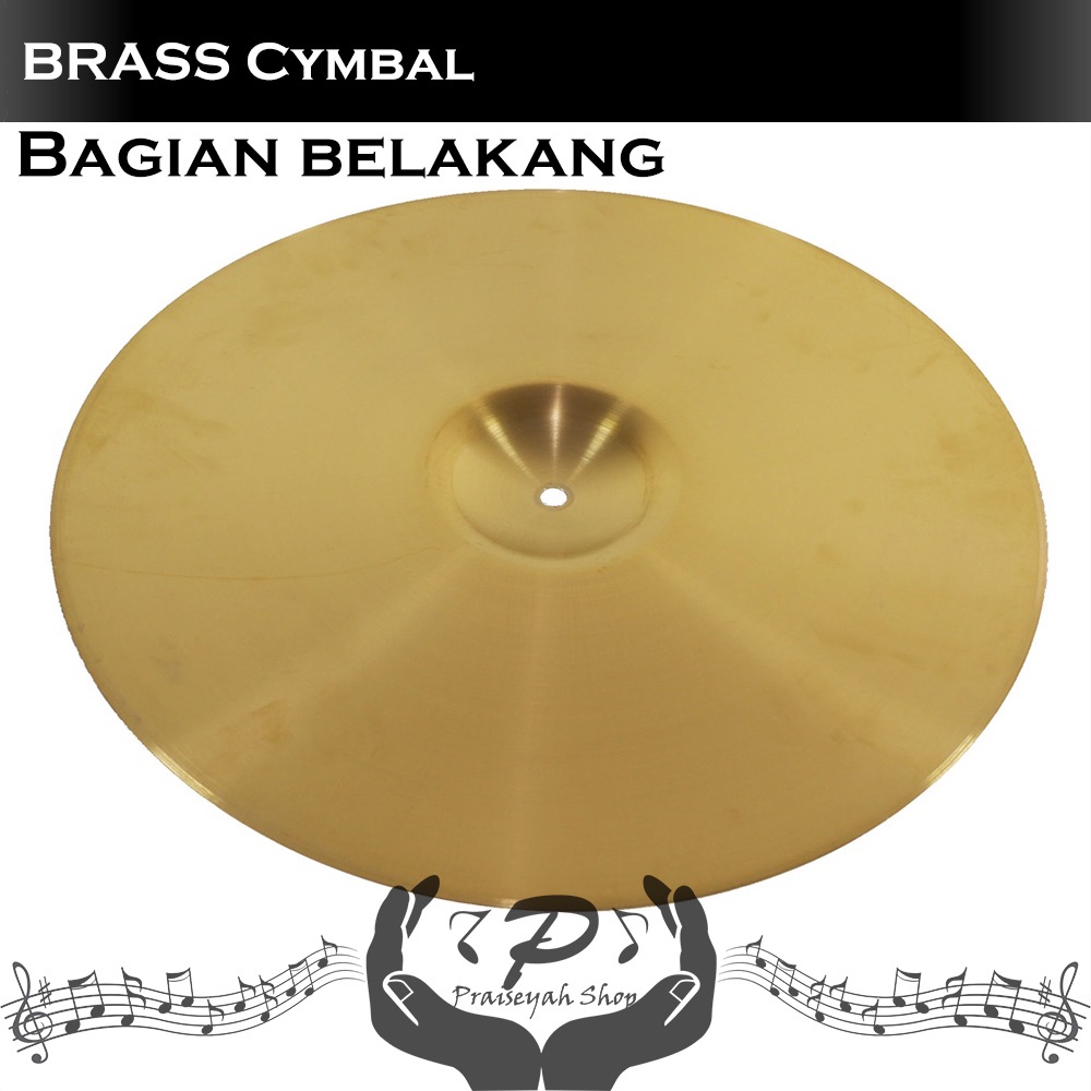 Cymbal Drum Crash Brass 16 inch